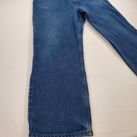 Lee Jeans Mens 40x32 Heavy Blue Denim Relaxed Fit Straight Leg Casual Classic - Picture 3 of 15